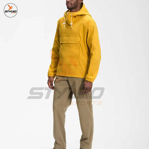 แจ็กเก็ตกันลมผ้าใบผ้าแคนวาสของผู้ชายเสื้อกันลมพร้อมฮู้ดกันน้ำสำหรับฤดูหนาว - Product Image 4