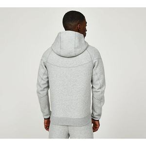 ชุดวอร์มผ้าฟลีซแบบมีเชือกผูก ปรับแต่งได้ ใส่สบายสำหรับฤดูหนาว มีฮู้ด น้ำหนักเบา ทรงโอเวอร์ไซส์ ไม่หดตัว ผ้าเปล่าสีพื้น ความยาวเต็มตัว 100% - Product Image 4