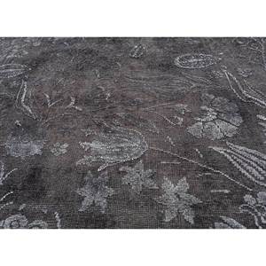 Alfombras Azalea de Lana y Seda Anudadas a Mano, Grises y Negras con Patrones Florales y Abstractos para el Hogar, Pasillo, Dormitorio y Sala de Estar -Pae-6144 - Product Image 3