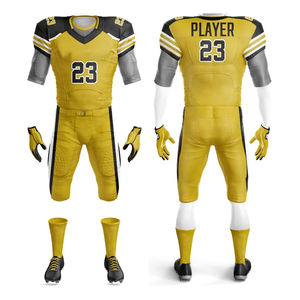 Uniforme de Fútbol Americano Personalizado, Ropa de Equipo Unisex, Transpirable, de Spandex y Poliéster, Diseño por Sublimación, Kit de Fútbol al por Mayor - Product Image 2