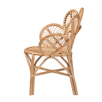 Fauteuil large en rotin Décoration de la maison Matériaux naturels Chaise de salle à manger écologique Fabriqué au Vietnam Vente en gros durable