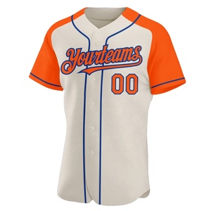 <b>Elite</b> Orange Baseball Uniform Performance Mesh Fabric Custom Team Design Embroidery Sublimation OEM Factory Wholesale Sports Top - Product Image 2