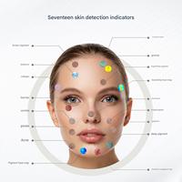 Analyseur de peau portable IA Scanner facial 3D Outil d'analyse de la peau du visage Appareil de soin de la peau