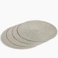 Dessous de verre en rotin tissé à la main assiettes de base de tasse assiettes chaudes isolées Pot salon salle à manger accessoires de cuisine Style
