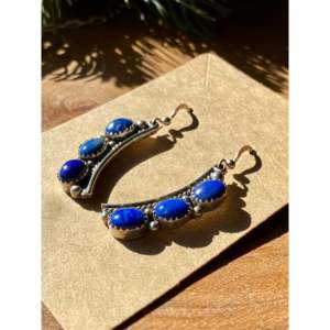 J H Etsitty Fine Jewelry Sets Lapis & Sterling Silver Necklace - Product Image 6