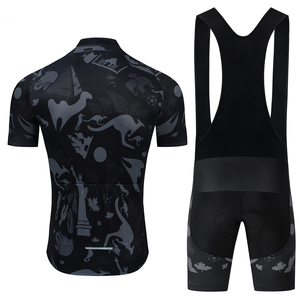 Blanco y negro Nuevo estilo ciclismo Jersey mejor calidad tela ciclismo uniforme mujeres conjunto logotipo personalizado equipo deporte ciclismo ropa - Product Image 6
