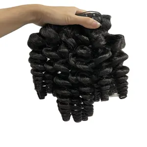 Loose curls bundles 100% real Vietnamese hair raw Vietnamese hair bundles from Vietnamese raw hair verified supplier