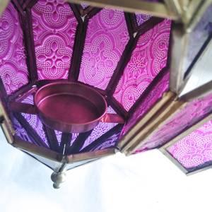 ที่วางขวดเทียนทำจากแก้วโลหะโคมไฟโมร็อกโกติดฉลากแบบกำหนดเองของใหม่ที่วางชาแบบมีจริยธรรมสำหรับใส่เทียน - Product Image 3