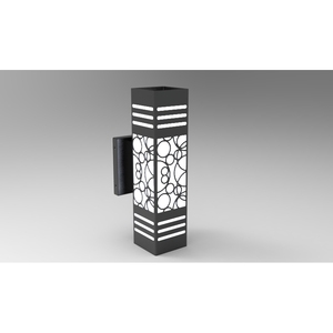 Modern DTT.001.05 Wall <b>Lamp</b> with LED Warm White CCT Aluminum & Plastic Body <b>Remote</b> & Touch <b>Control</b> - Product Image 3