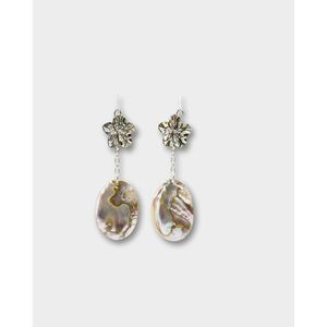 ต่างหูแฟชั่นดีไซน์ดอกไม้และเปลือกหอย - Product Image 1