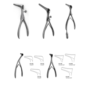 Lames de spéculum septal Killian avec vis de réglage, spéculum nasal Beckmann Mod Wien - Product Image 1