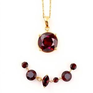 Vente en gros de bijoux en argent sterling 925 pendentif en diamant à la mode simple collier pour femmes en plaqué or 18 carats - Product Image 3