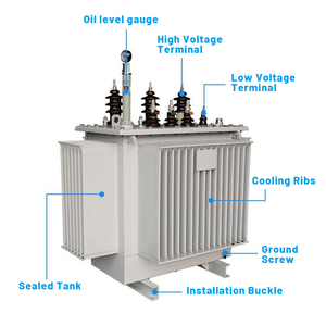Transformador de Potencia Trifásico de Alto Voltaje de 500kVA a 5000kVA 10kV 110V con Bobina de Capas para Redes Industriales y de Servicios Públicos - Product Image 4