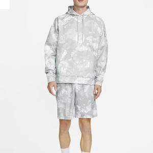 <b>Men</b> Trendy Summer Hoodie and <b>Shorts</b> Set Casual Lightweight Streetwear Custom OEM Private Label Factory Supplier - Product Image 1