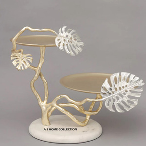 Moderno y Lujoso Soporte Redondo para Tartas de Aluminio y Mármol para Muebles del Hogar en Celebraciones Familiares a un Precio Impresionante - Product Image 6