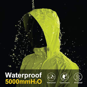 Veste de pluie imperméable de haute qualité pour homme, veste coupe-vent imperméable à capuche, veste de randonnée sportive pour homme - Product Image 6