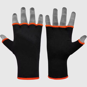 Guantes de Entrenamiento de Boxeo y MMA de Cuero con Gel, Cierre Personalizado con Logotipo, Absorción de Humedad, para Gimnasio, Ciclismo y MMA - Product Image 5