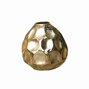 Table Decor Flower Pot Copper Plated Custom Shape Custom Design Flower <b>Vase</b> Floor <b>Decorative</b> <b>Vase</b> at Lowest Price - Product Image 6