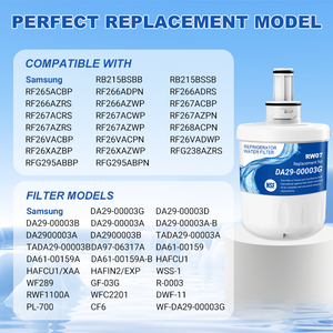 Filtro de Agua para Refrigerador Doméstico RW07/DA29-00003G, Repuesto de Material de Carbón Activado, Plástico - Product Image 6