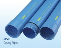 Tuyaux de revêtement de puits en PVC-U légers et durables de qualité supérieure certifiés ISO, marque Captain, 40mm-400mm DE, mâle/femelle