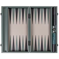Jeu de backgammon de luxe sur mesure, plateau carré en bois classique, dames en résine, dés, coupe à dés, jeux d'échecs, acrylique, cuir, silicone
