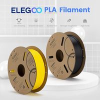 Filament PLA 1,75 mm Noir 1 kg Filament pour imprimante 3D Précision dimensionnelle +/- 0,02 mm 1 kg Filament compatible avec les imprimantes 3D Bambu Lab