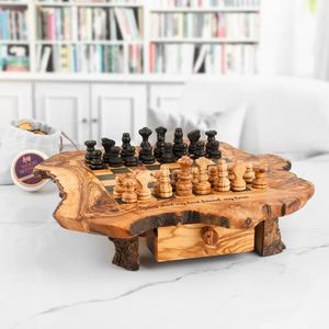 FLEX PRACTICAL LUXE EN GROS Jeu d'échecs en bois personnalisé Jeu d'échecs grande taille Planche pliante Pièces d'échecs - Product Image 4