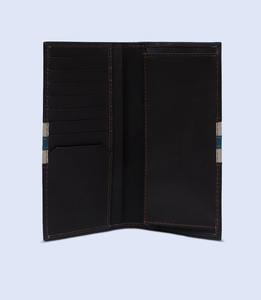 Cartera ligera de piel auténtica de alta calidad para hombre, diseño de logotipo personalizado, tarjetero RFID Premium plegable de longitud larga al por mayor - Product Image 4