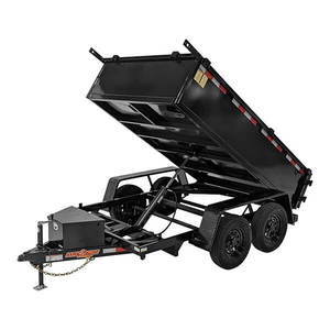 Großhandel Mini Anhänger 5 Tonnen Ackers chlepper Anhänger Traktor hydraulische Farm Dump Kippen Anhänger zu verkaufen