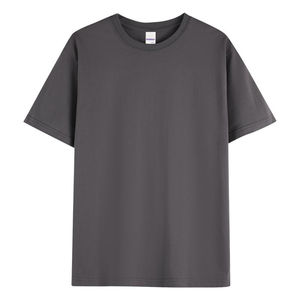 Camisetas de manga corta con cuello redondo al por mayor, camisetas cómodas de algodón para hombre, camisetas de marca impresas personalizadas para hombre - Product Image 2