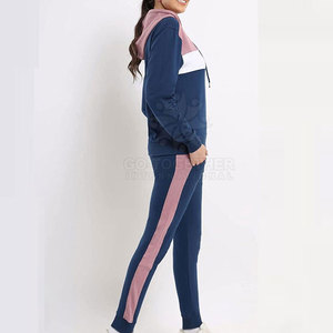 Conjunto Deportivo Clásico para Mujer, Cálido y Cómodo, Conjunto de Top y Pantalón a Juego para Otoño e Invierno - Product Image 4