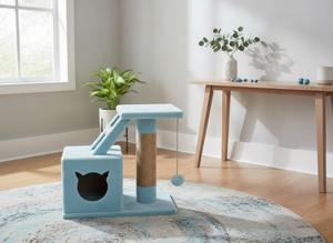 เสาข่วนแมวคุณภาพสูง Amistar Sky Shelter สำหรับแมวทุกสายพันธุ์และทุกขนาด - Product Image 6