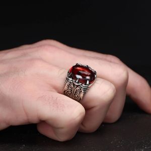 Nuevo Anillo Azuris de Plata de Ley 925 para Hombre, Estilo Otomano con Piedra Natural VALKH1944 Turquía - Product Image 4