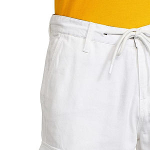 Pantalones Cortos Deportivos para Hombre de Alta Calidad al por Mayor con Diseño de Logotipo Personalizado, Color Sólido, Servicio OEM, 100% Algodón, Negro Informal - Product Image 4