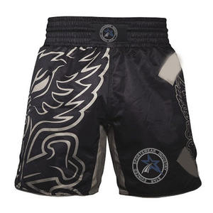 Short thaïlandais léger personnalisé pour hommes dernière conception vêtements de boxe MMA avec logo personnalisé vente en gros de vêtements d'arts martiaux - Product Image 6