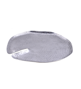 Plateau de service rectangulaire en métal artisanal petit carré doré pour cuisine salle à manger salon - Product Image 3