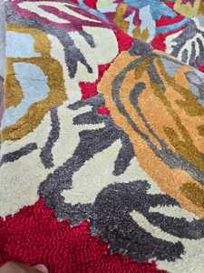 พรมปูพื้นขนสัตว์8x10ฟุต, พรมปูพื้นสไตล์ร่วมสมัยแบบตะวันออกปรับแต่งได้พรมดีไซน์วงกลมมีให้เลือกขนาดใหม่ - Product Image 2