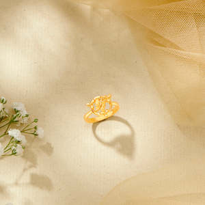 Emerald Cut Platinum 14K Rhodium Plated <b>Statement</b> <b>Ring</b> for Women - Product Image 1