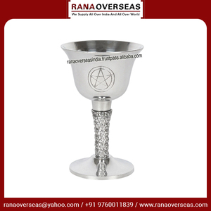 Most Selling High Quality Eco-Friendly Modern Classic Pentagram Chalice Cup Aluminium Drinking Wine <b>Goblet</b> Custom Logo for - Product Image 6