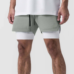 Short à cordon décontracté à séchage rapide pour hommes, confortable et adapté aux loisirs de fitness écologiques par temps chaud - Product Image 5