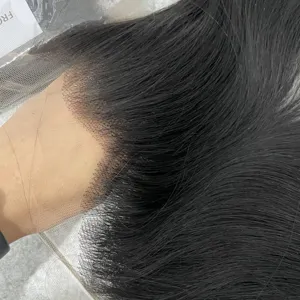 High Quality Frontal 13*4 13*6 Transparent Swiss HD Lace Color Natural Black Wigs Unprocessed With Wholesale Price 2024