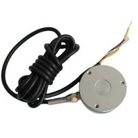 Capteur de tension et de compression à diaphragme plat 50kg-10T, transducteur de force miniature de type pan (installation fixe par trou de vis), en alliage
