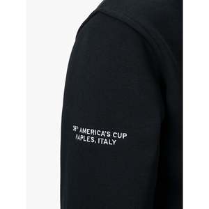 Felpa America's Cup 38 Road to Napoli Blu Navy 100% Cotone French Terry con Design Ricamato e Cerniera - Product Image 4