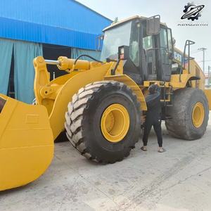 Chargeuse sur pneus Caterpillar 972H d'occasion, 25 tonnes, godet de 4 m³, marque japonaise d'origine, construction, faible nombre d'heures, certifiée CE, d'occasion - Product Image 2