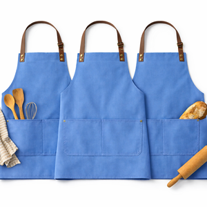 Wholesale Price Restaurant Kitchen <b>Chef</b> <b>Apron</b> with Pocket Custom Logo <b>Aprons</b> Kitchen - Product Image 3