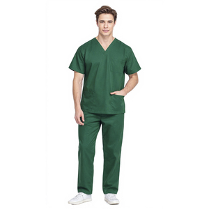 2025 Conjunto de uniformes médicos personalizados para hombres Uniforme de enfermera lavable de hospital Venta al por mayor Traje de uniformes Jogger Modelo OEM - Product Image 1