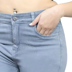 2025, mejor venta, precio razonable, pantalones vaqueros de secado rápido para mujer, pantalones vaqueros de algodón 100% hechos a medida - Product Image 5