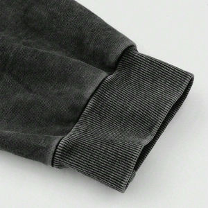 Sudadera con capucha y pantalones de chándal con serigrafía personalizada para hombre, chándal con cordón de lana de algodón 100% personalizado para hombre - Product Image 4