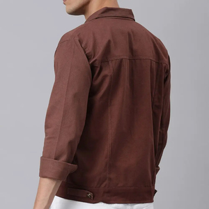 Nuevas llegadas Precio bajo Traje de moda Hombres Jeans Chaqueta Tela cómoda Más vendidos Algodón Hecho Hombres Chaquetas de mezclilla - Product Image 3