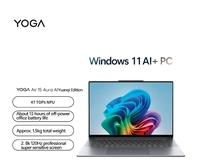 Lenovo YOGA Air 15 Aura AI 15.3 inci 2.8K Laptop Tipis Layar Sentuh Intel Core Ultra7 258V 32G LPDDR5 8533MHz RAM 1TB Laptop Bisnis